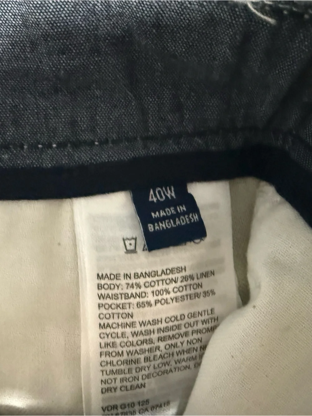 Nautica Blue Label on Light Cream Interior